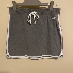 Hollister Womens Medium Gray Mini Skirt